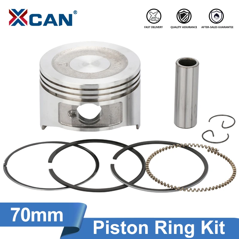 

Комплект поршневых колец XCAN 70 мм, запчасти для 170F триммера, вентилятора, бензопилы, аксессуары для электроинструментов