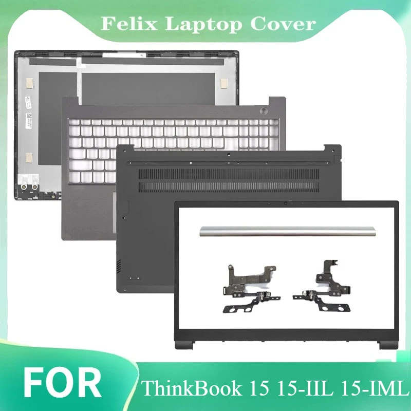 

For ThinkBook 15 15-IIL 15-IML New Back Case LCD Back Cover/Front Bezel/Palmrest/Bottom Case Cover 4ELVALCLV50
