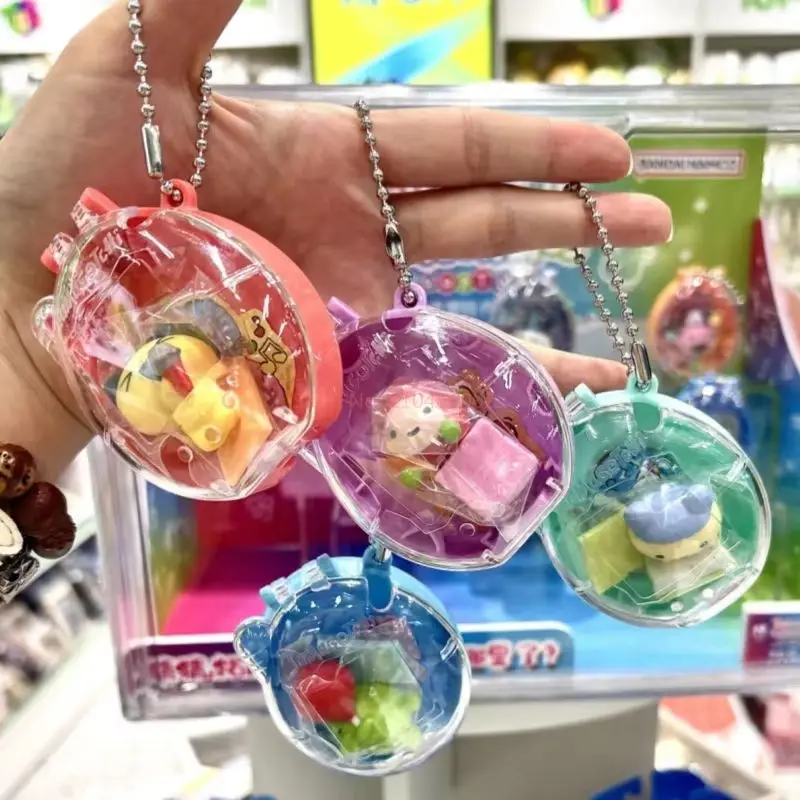 오리지널 반다이 다마고치 스페어 타임 시리즈 2 Pooptime 펜던트 콩 Mr.Koigari 인형 상자 장난감 Collectible Anime Game Figurine Toys