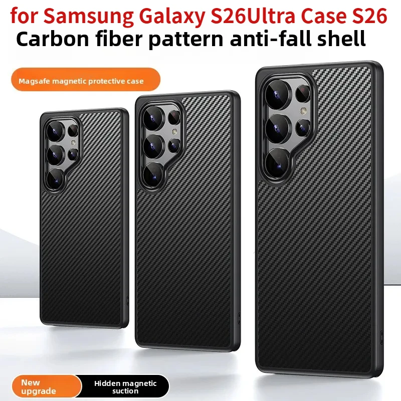 Business Kailaf Aramid Carbon Brazed Texture for Samsung Galaxy S26Ultra Case S26 Magnetic Protection Phone Case