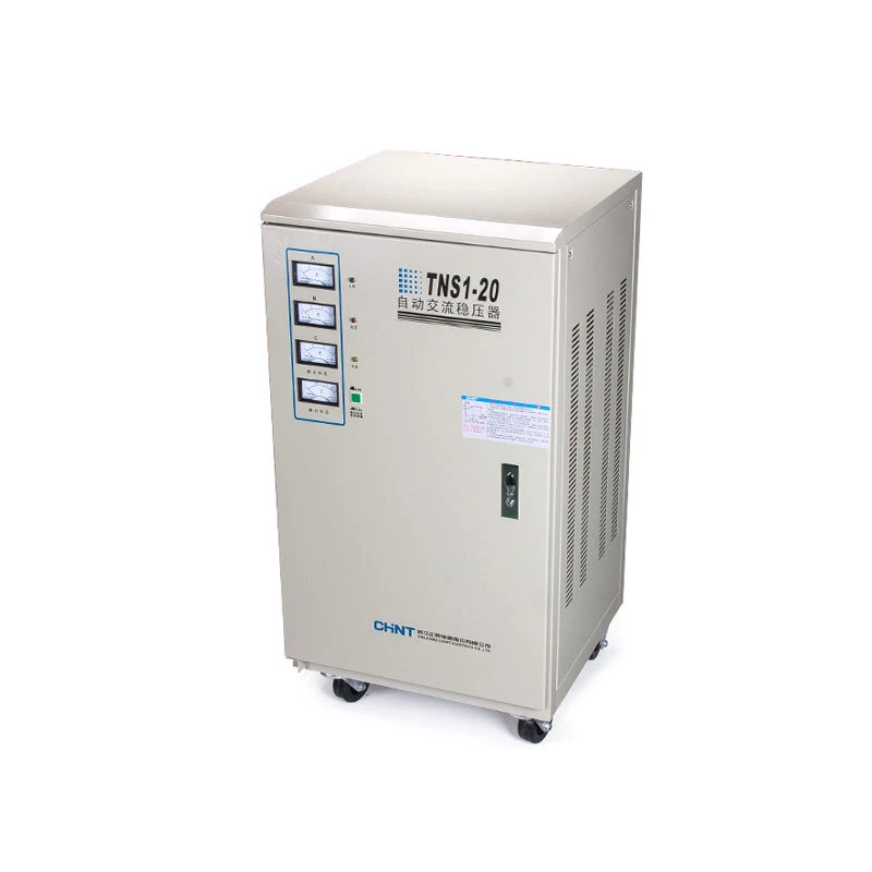Chint Automatic Voltage Current Regulator 380V AVR 15KVA 20KVA 45KVA 60KVA TNS1 High Quality Copper Regulator TNS1-60/AF