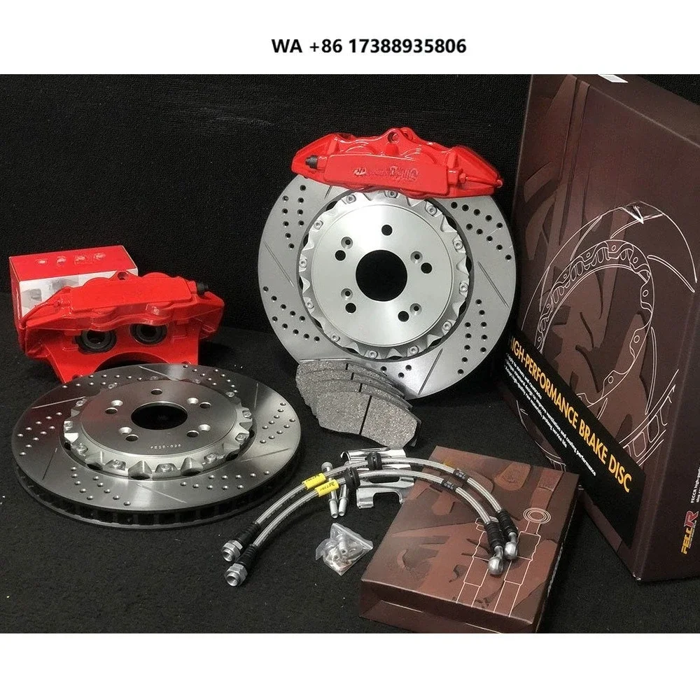 Modified Racing Brake Caliper 4 Port Caliper Sports Brake 4 Piston 330*28MM Big Brake Kits for Artez