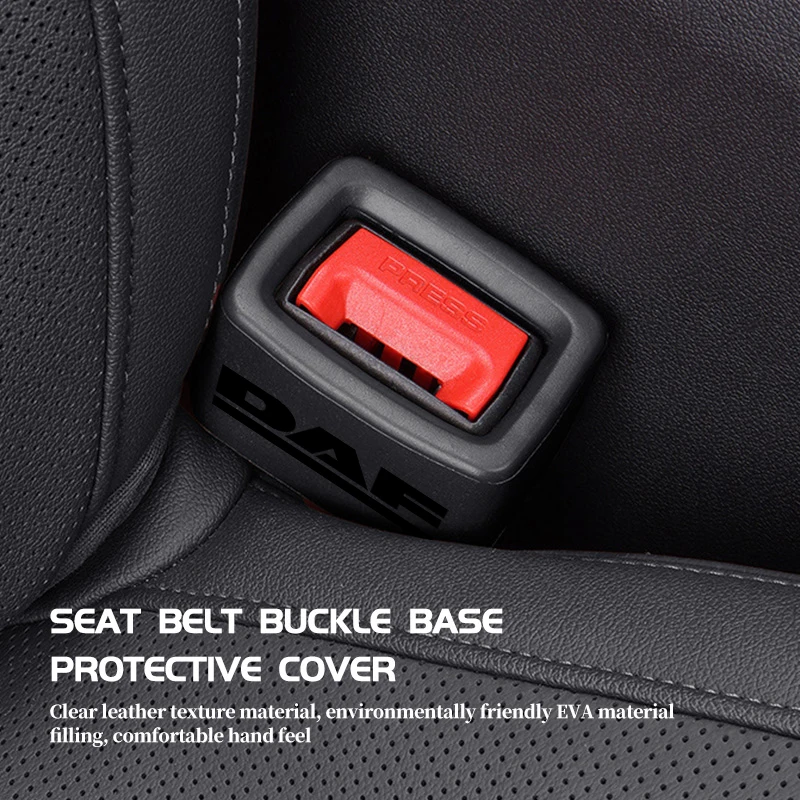 Car Seat Belt Protective Buckle Anti-scratch Cover For DAF XF 95 105 CF LF VAN CF XG 106XF CF85 Truck view 2