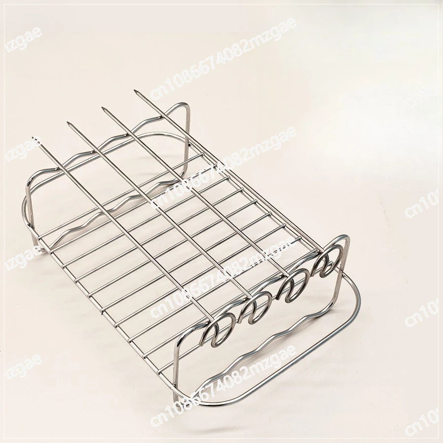 

Гриль для барбекю из нержавеющей стали, аксессуары для бытовой духовки, вертикальная фритюрница, шампур