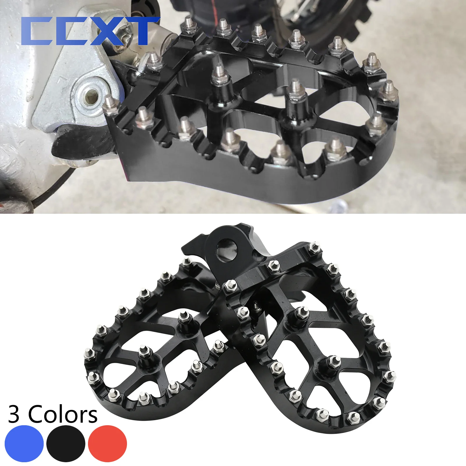 CNC Motorcycle Foot Rests Footrest footpegs Pegs Pedals For  Yamaha Tenere 700 XTZ700 2019-2024 700 Rally Edition 2020-2023 2024