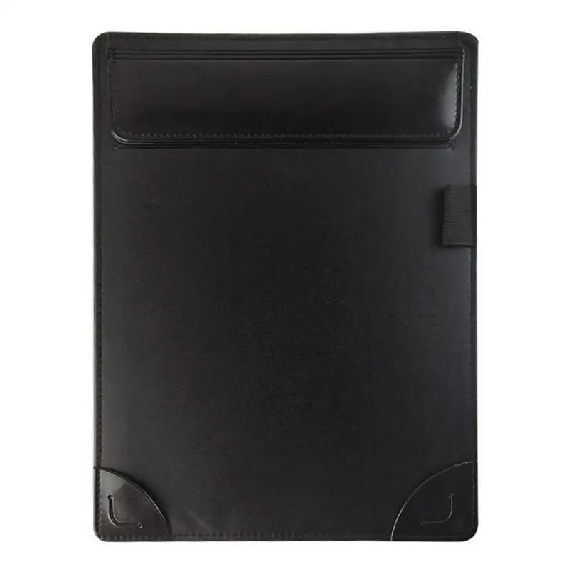 Clipboard Document Holder Smooth Leather A4 File Organizer Clip Folder Clip Board Low Profile Clip With Pen Holder And Card