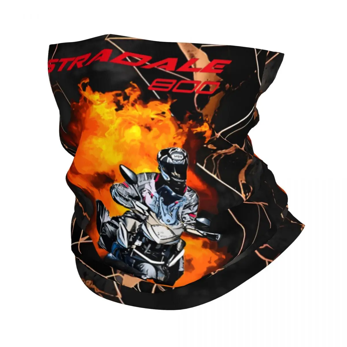 Fire Stradale 800 Agusta Bandana Neck Gaiter Motocross Wrap Scarf Multi-use Cycling Riding Unisex Adult All Season