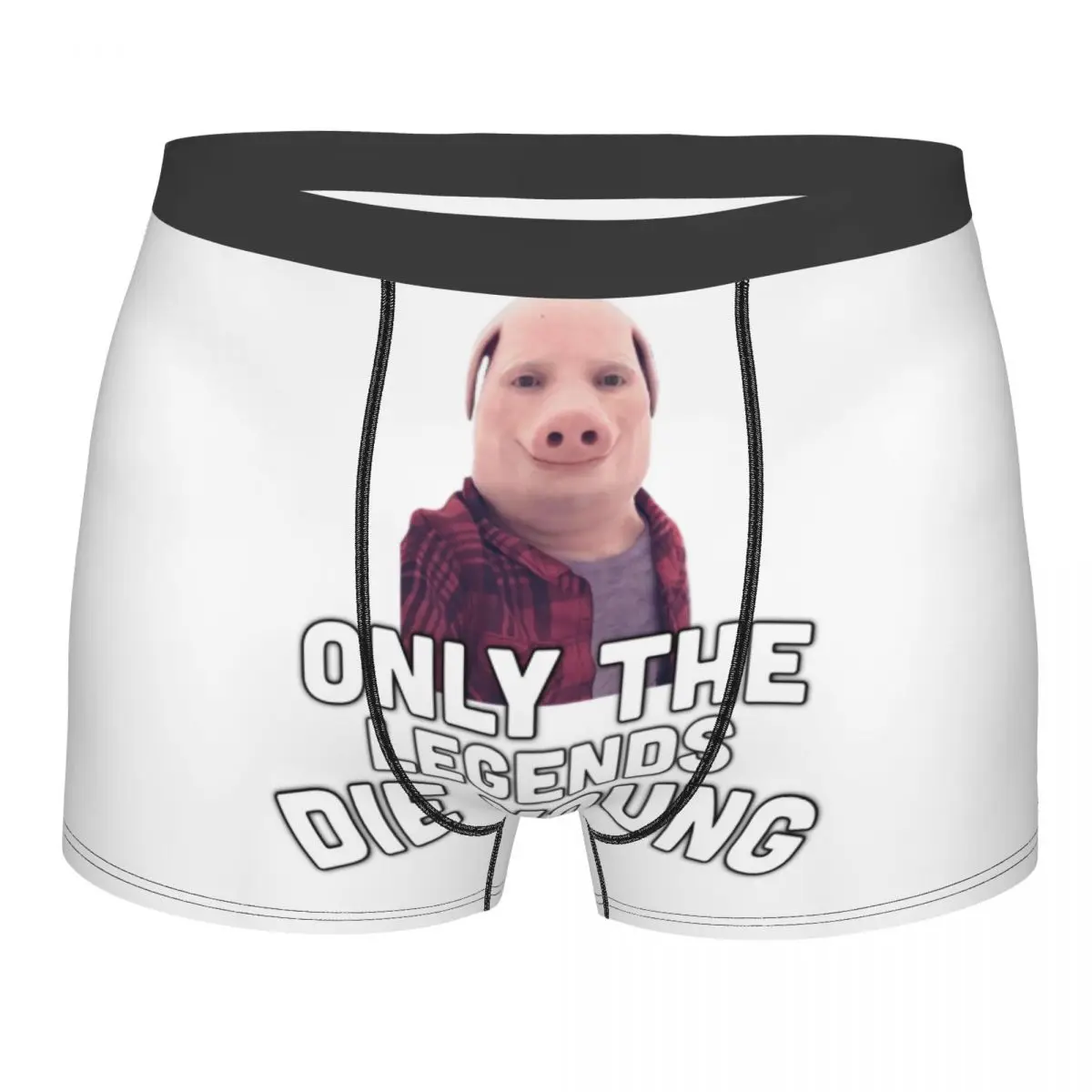 

John Pork Underwear Men Sexy Print Customized Boxer Shorts Panties
