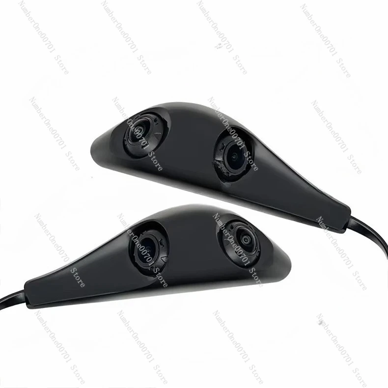 New design 2-in-1 car door blind spot car side view camera AHD 1080P waterproof without drilling easy to install