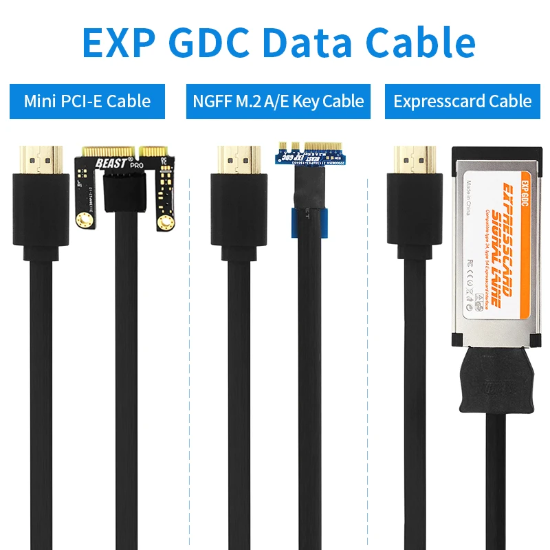 

EXP GDC кабель для передачи данных Mini PCI-E Expresscard M.2 A/E Key, адаптер интерфейса для EXP GDC Dock Laptop, внешняя графическая карта