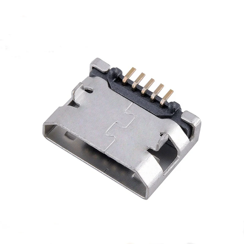 MicroUSB 5pin Female Socket Connector Straight Mouth Mini USB for Mobile Phone Micro USB 5pin Charging Socket