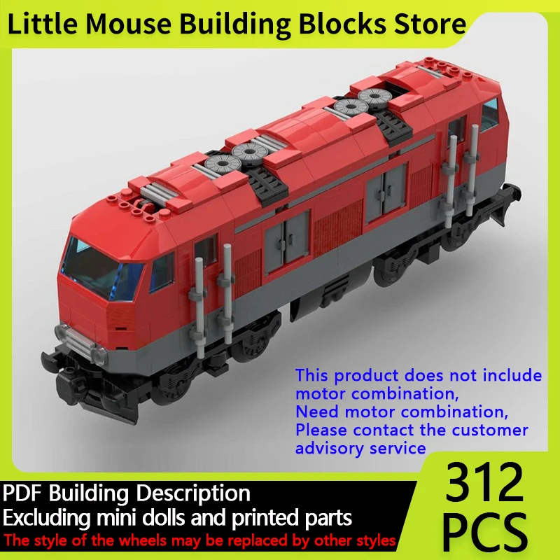 

City Car Model MOC Building Bricks 60098 Diesel Locomotive Train Modular Technology Gifts Holiday Assemble Children Toys Suit