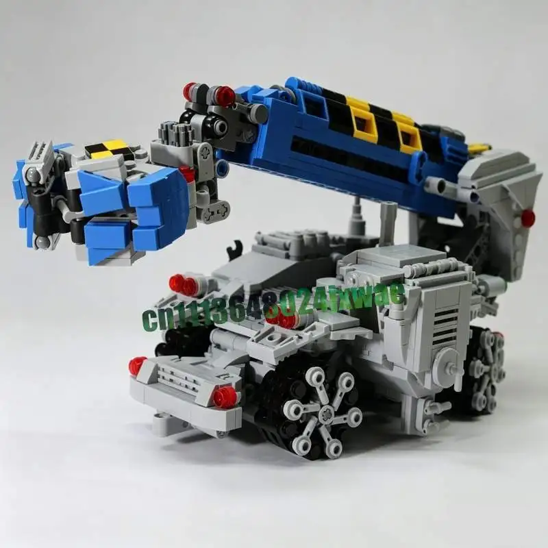 NEW 1355Parts NCS Spaceport Telehandler MOC Model Custom Puzzle Vehicle DIY Creative Assembly Building Blocks Toy Popular Gifts
