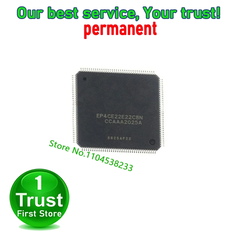 EP4CE22E22C8N 1PCS/LOT QFP144 EP4CE22E22  Trust First   in stock