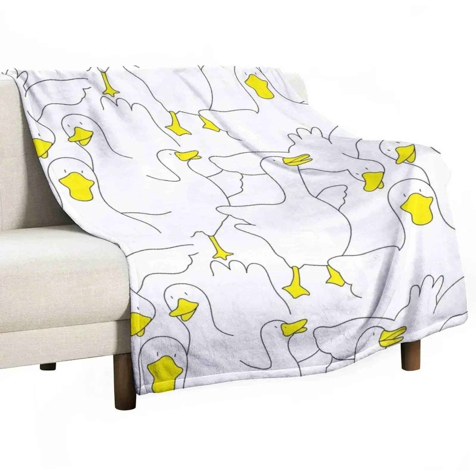 

Duck Duck Duck Throw Blanket Luxury Designer Custom Blankets