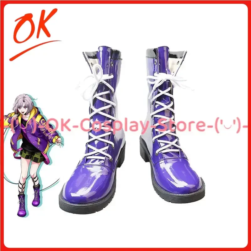 

[Customized] Ujigawa Shu Cosplay Shoes Game ARGONAVIS from BanG Dream Anime Roleplay Prop Halloween Party PU Leather Boots