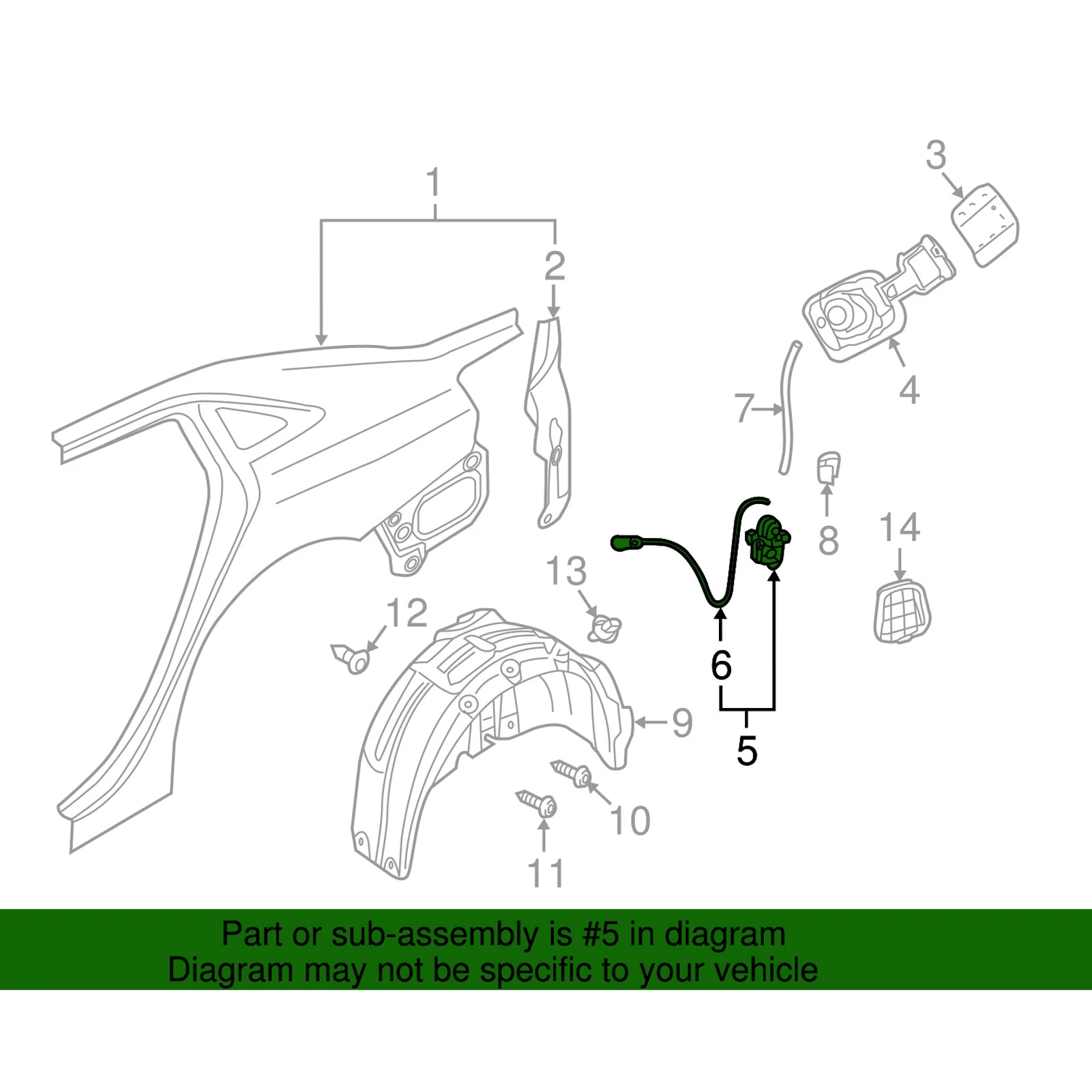 8V0862153A الوقود حشو رفرف المحرك 8V0862153A تعزيز الأمن وعرة الوقود حشو رفرف المحرك استبدال ل A1 RS3