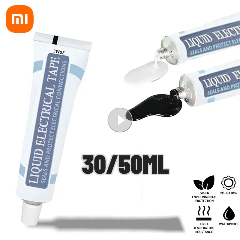 

Xiaomi Liquid Insulating Adhesive Tape Repair Rubber Electrical Wire Cable Coat Fix Line Glue Wide Range Liquid Insulation Paste