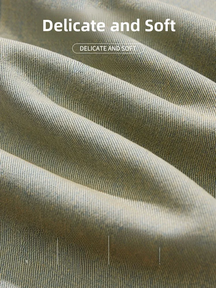 True Weave Primavera Otoño Sle Pantalones vaqueros sueltos para hombres American Retro Casual Pierna recta Pantalones largos Tendencia juvenil Algodón Poliéster...