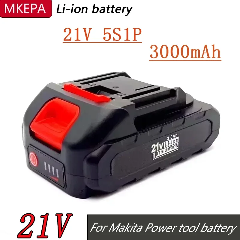 5S1P 21V Li-Ion Battery Cordless Electric Screwdriver Special Rechargeable Large Capacity Li-Ion Battery Hand Drill Accessories