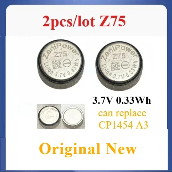 

2PCS/LOT Z75 Capacitor Battery for Soundsport Free Gear IconX 2018 Galaxy Buds+ Live SM-R140 TWS Earphone Can Replace CP1454 A3
