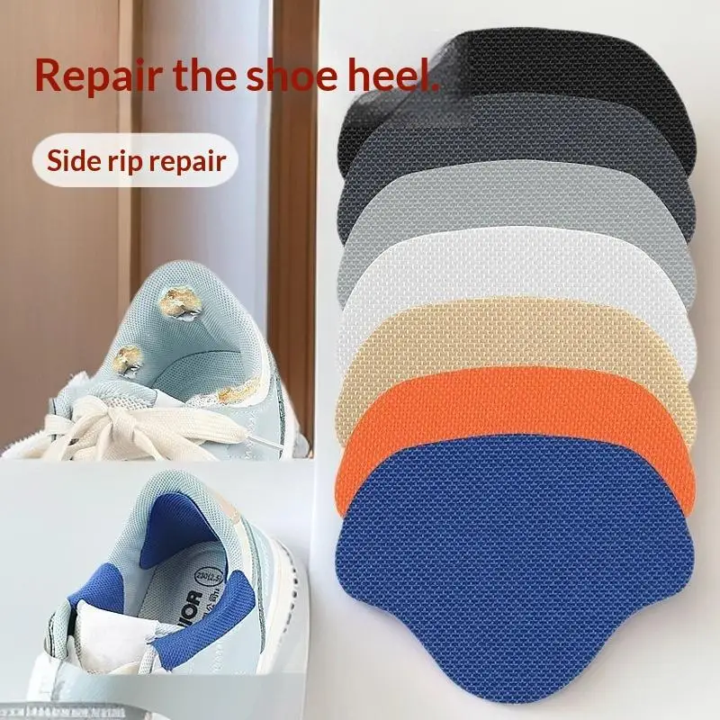 8Pcs Sneakers Heel Repair Shoe Side Damage Lining Patch Sticker Shoe Heel Wear Repair Patch Suitable for a Wide Range of Shoes