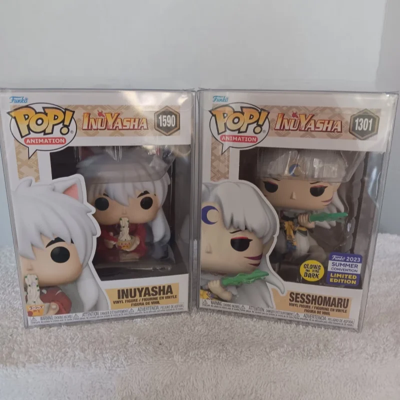 

Genuine Sesshomaru #1301 Glow Action Figure Model Funko Pop Q Version Statue Doll Decor Toy Limited Edition Gifts Collect