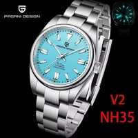 Reloj Mecánico para Hombre PAGANI Design 2026, Nuevo, 39 mm, NH35 Automático, Zafiro, Acero Inoxidable, Resistente al Agua 20 Bar, Reloj Hombre