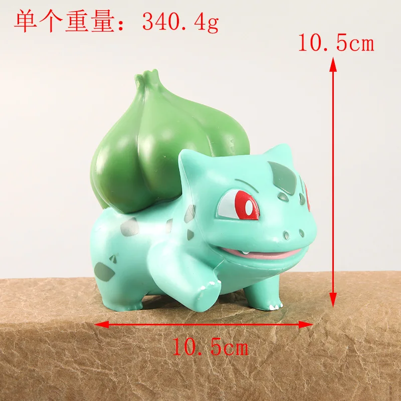 Anime Pokemon Pikachu Bulbasaur Squirtle Charmander Slowpoke Raichu PVC Action Figure Toys Collection Moldel Doll Gifts