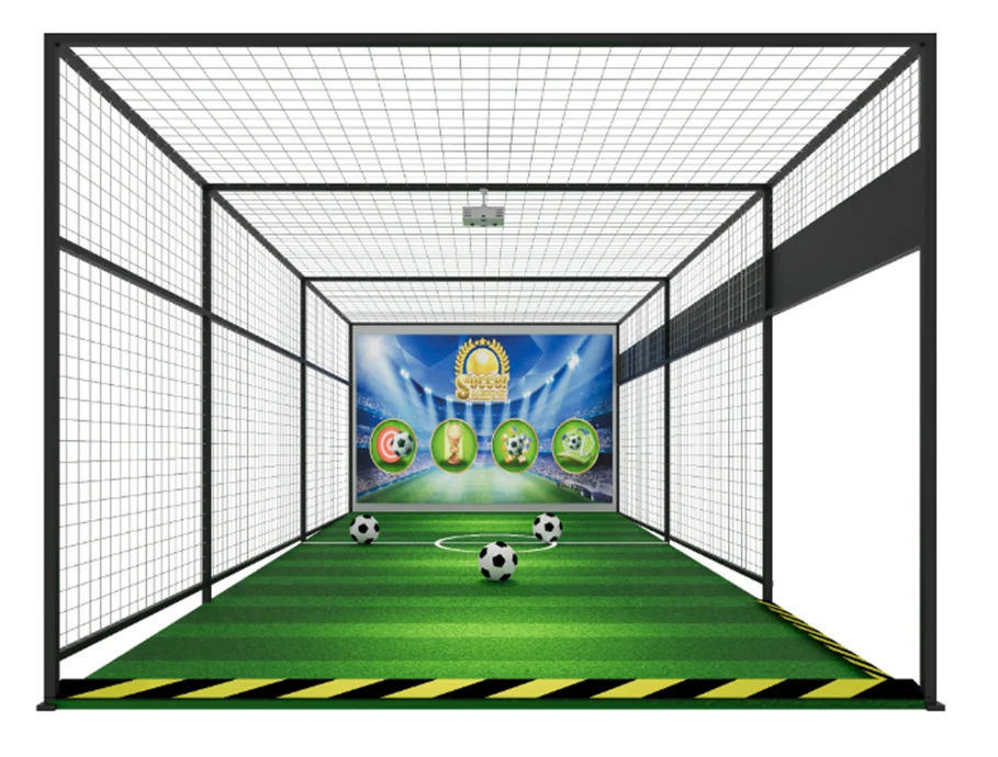 AR-Fußballspiel-Projektor, Spielsimulator, interaktives System, Ausrüstungsset, digitale Fußballsimulation für den Innenbereich
