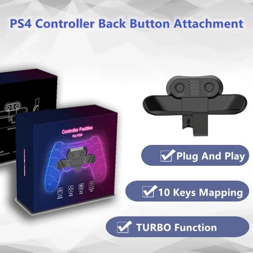 Controller pulsante indietro attacco per SONY PS4 pulsante di estensione posteriore tasti di mappatura adattatore per accessori PS4