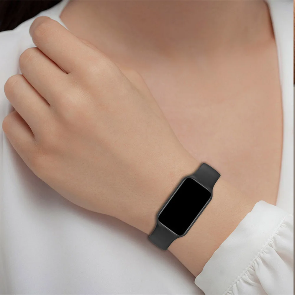 Siliconen band voor Redmi Smart Band 2/xiaomi Band 8 actieve band Vervanging Sportband polsbandje correa armband