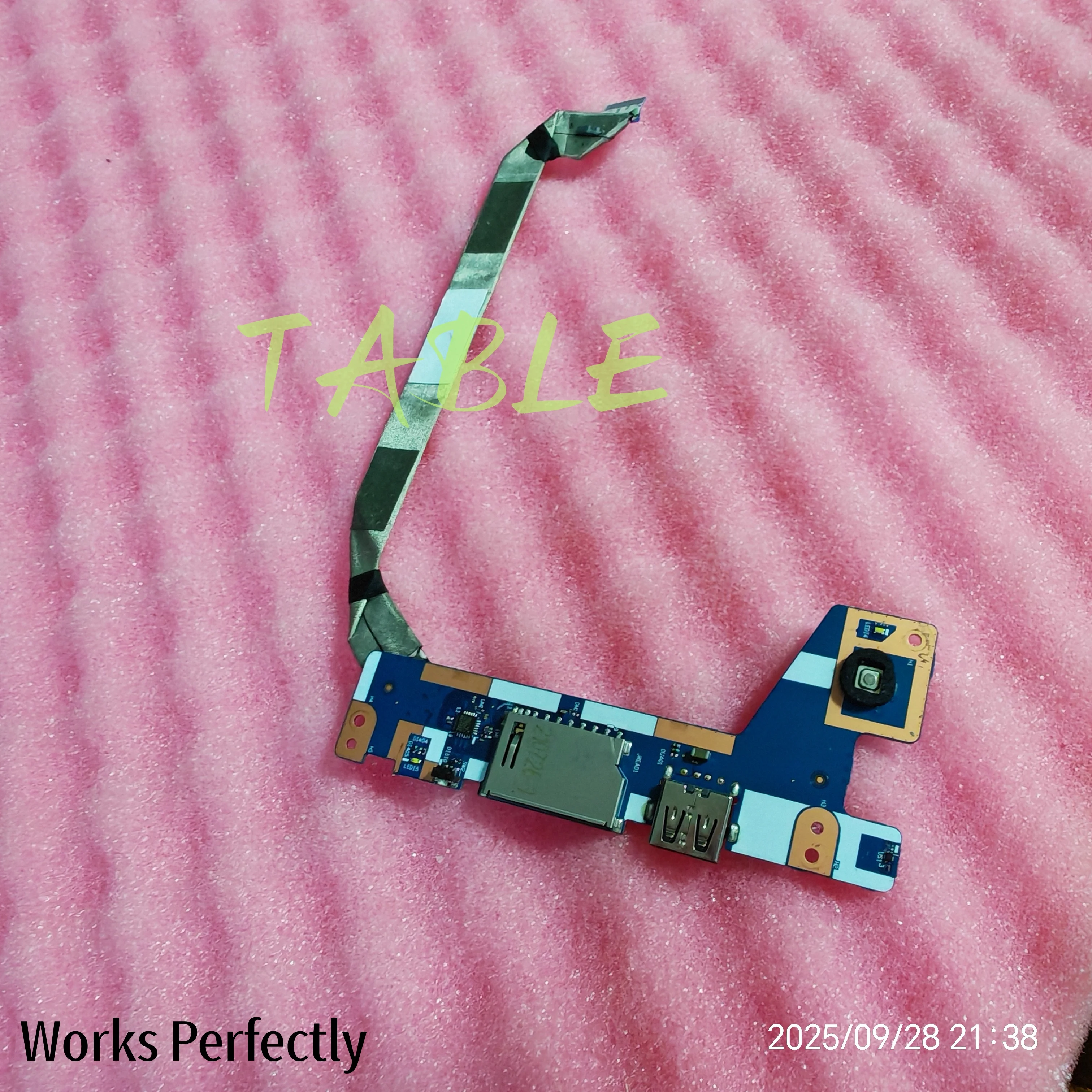 FOR Lenovo IdeaPad 1 15ACL7 3-17ITL USB CARD READER POWER BUTTON BOARD CABLE HS760  NS-D473