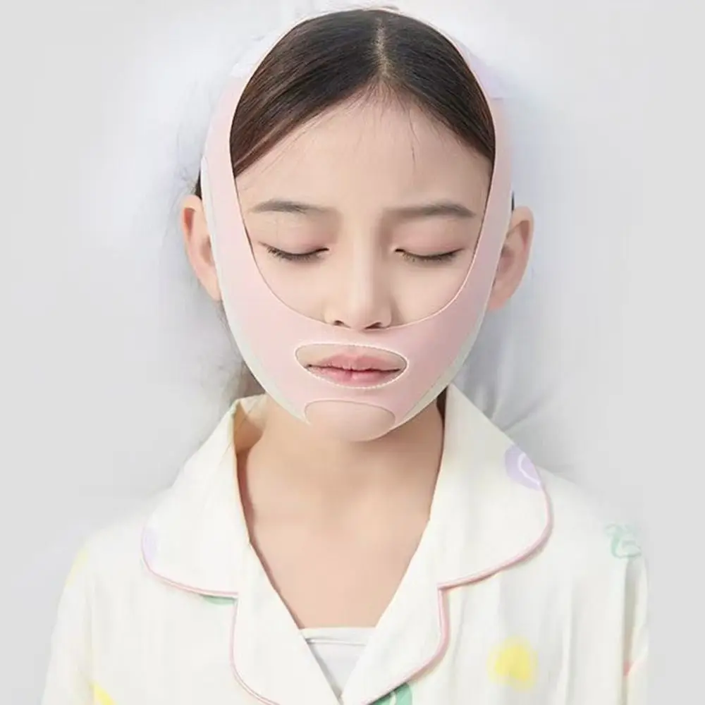 Elastic Anti Snoring Belt Breathable Assisted Sleep Breathing Correction Chin Strap Oral Breathing Corrector for &Adults