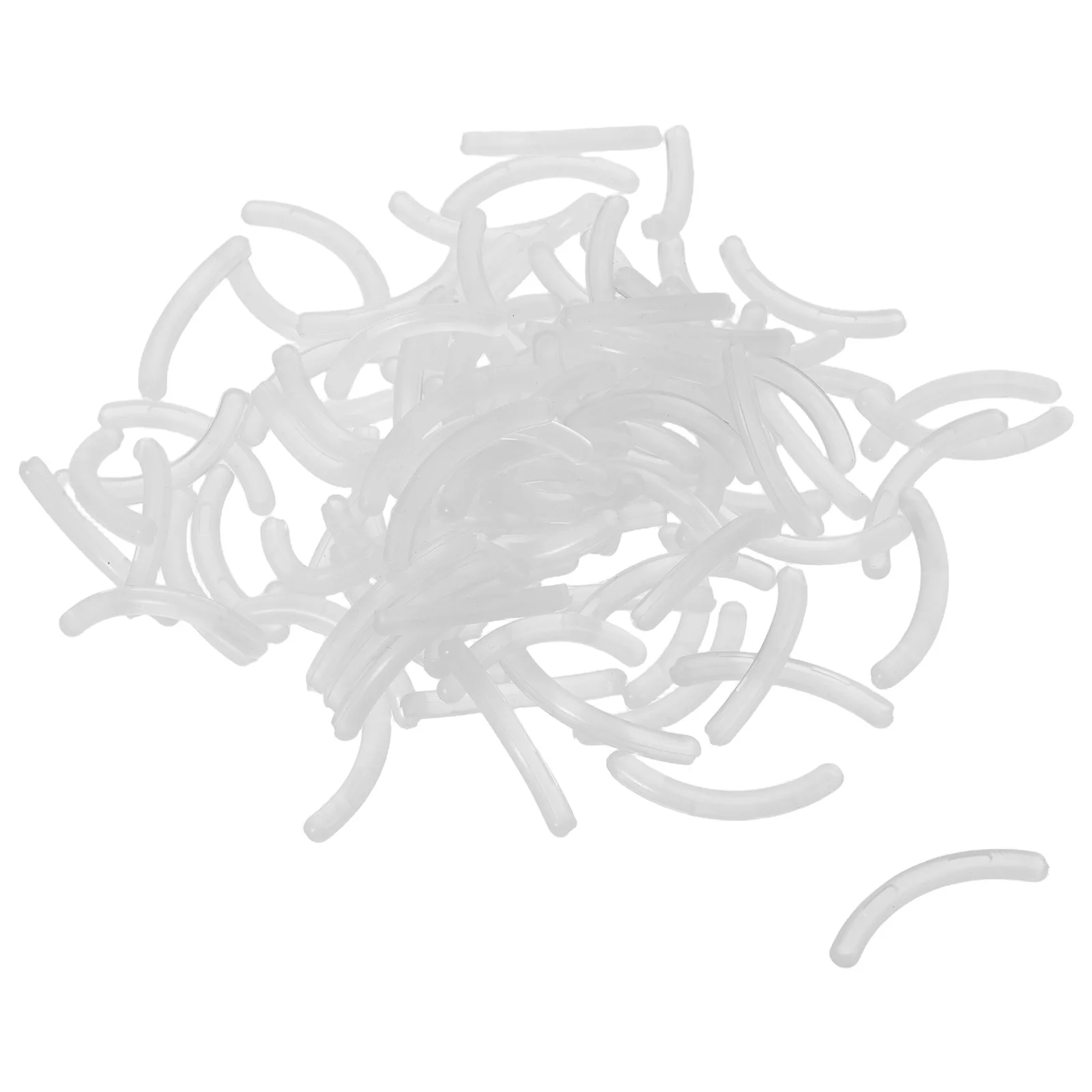 200 Stück Wimpernzange, Nachfüllungen, weiche Gummipads, universeller Ersatz für Wimpernzange, sanftes, rutschfestes, elastisches Design, langlebig