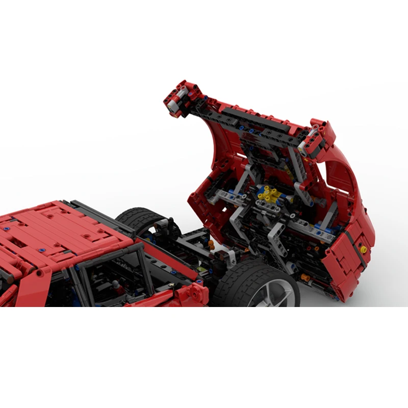 NEW High-Tech F40 SP3 MOC-140404 Super Sport Racing Car Ferraried Building Blocks Puzzle Toy Birthday Gifts For Children