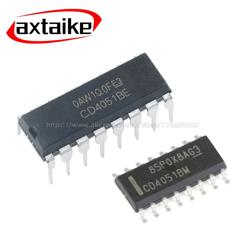 10PCS CD4051BE/CD40…