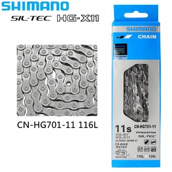 SHIMANO CN-HG701 11 Speed Bike Chain 116L Quick Link 11V MTB Road Current Chain for Ultegra R8000 DEORE XT M8000