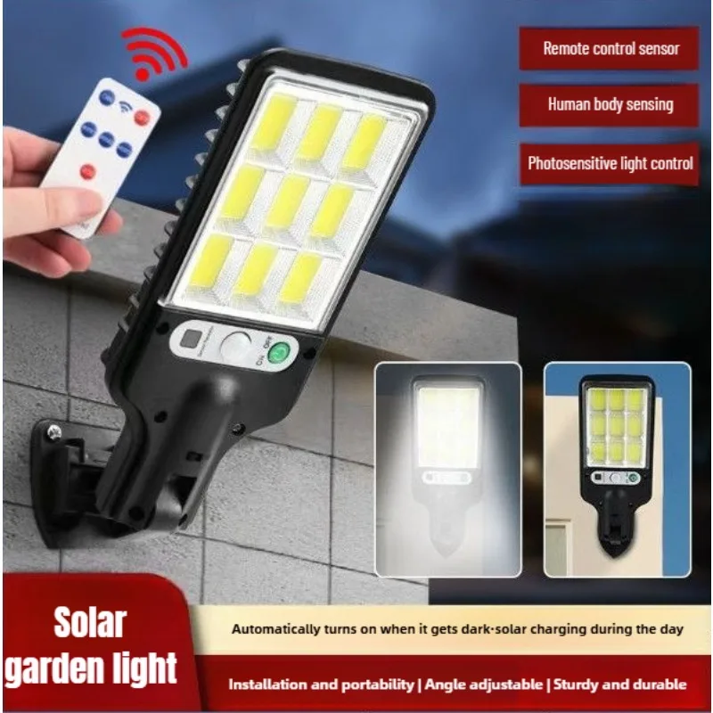 Outdoor Solar Lights Motion Sensor For Home And Garden LED Wall Lamp Courtyard Terrace Garage Human Body Induction Street Light