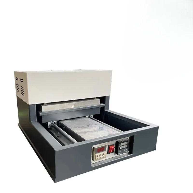 Small manual card scissors scrubbing ball blister packaging sealing machine toy toothbrush
