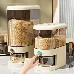 Household Sealed Rice Bucket Sealed Moisture Proof Rice Dispenser With Cup Grain Powder Boxes Storage Food Cereal Container