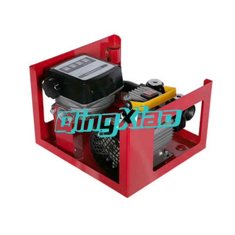 Electric Oil Pump Set Metering Self Priming Pump 220V Oil Extractor High Flow Refueling Pump Assembly Fluid Transfer Equipment