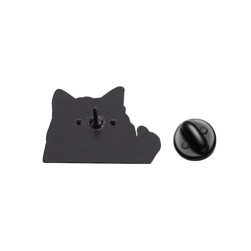 Hot Selling Middle Finger Animal Badges Mushroom Fox Kitten Rabbit Bag Decoration Brooch Student Backpack Pin Cute Accessories
