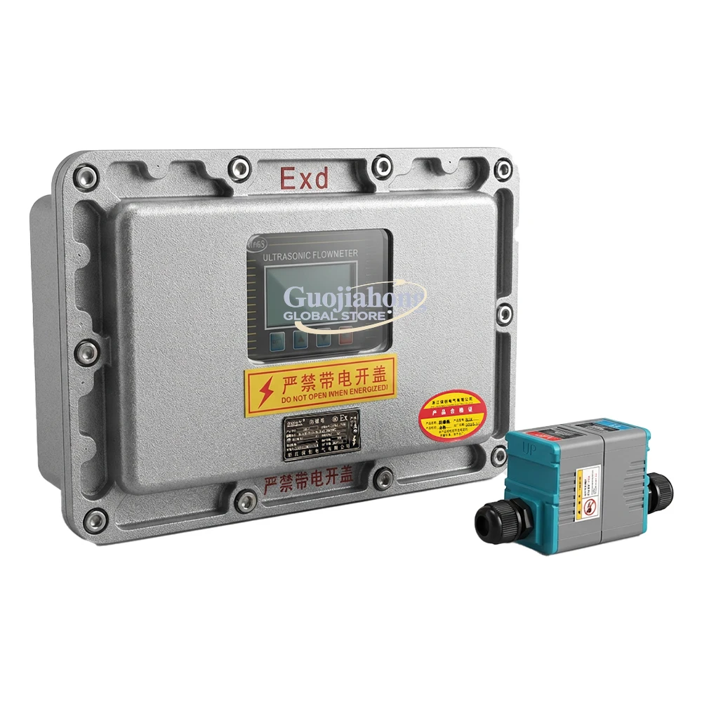 The Safest Explosion Proof Ultrasonic Flow Meter Waste Water Ultrasonic Flowmeter Clamp on Ultrasonic Flow Meter Price