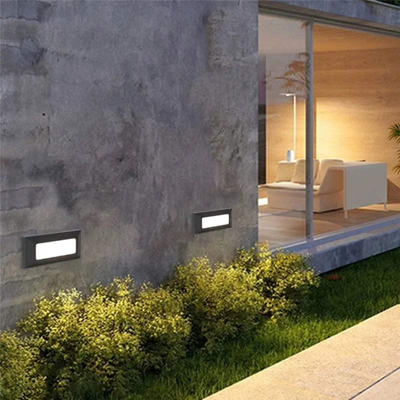Waterproof LED Wall Lamp 3W IP65 Outdoor LED Stair Light LED Step Light For Night Illumination Staircase Wall Night Light