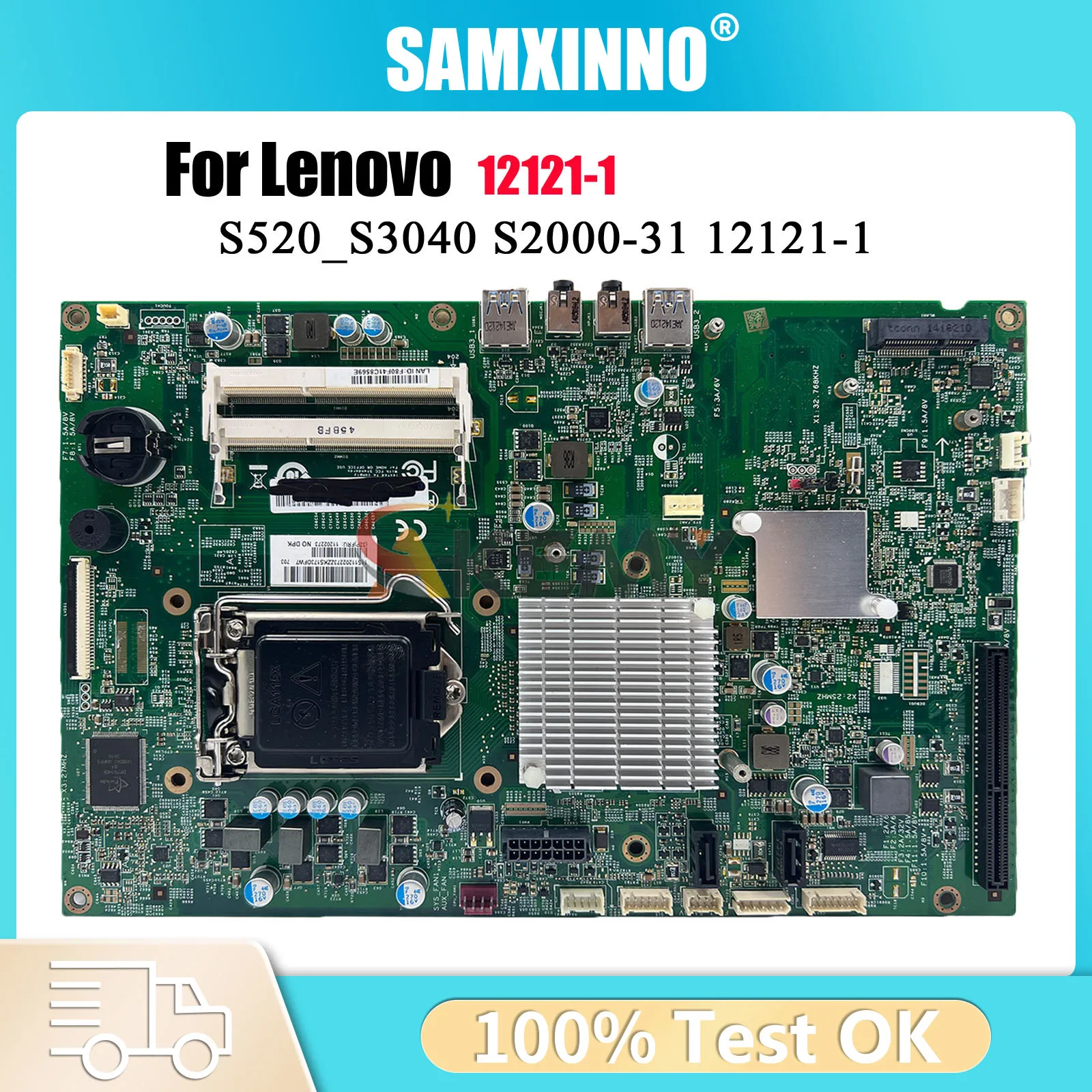 

12121-1 All-in-One Motherboard For Lenovo ThinkCentre M7250Z With DDR3 IH81SG PIH81F 100% Fully Tested