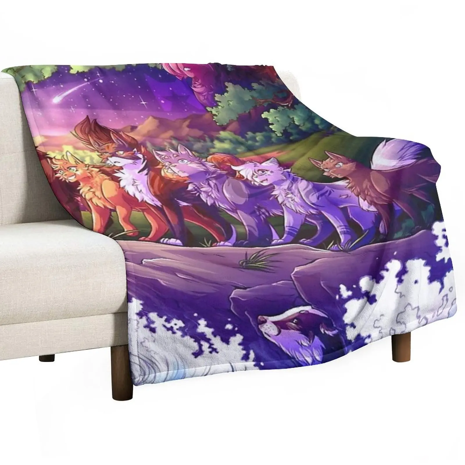 Warriors Series Two Throw Blanket Sofa Quilt sofa Blankets Sofas Of Decoration