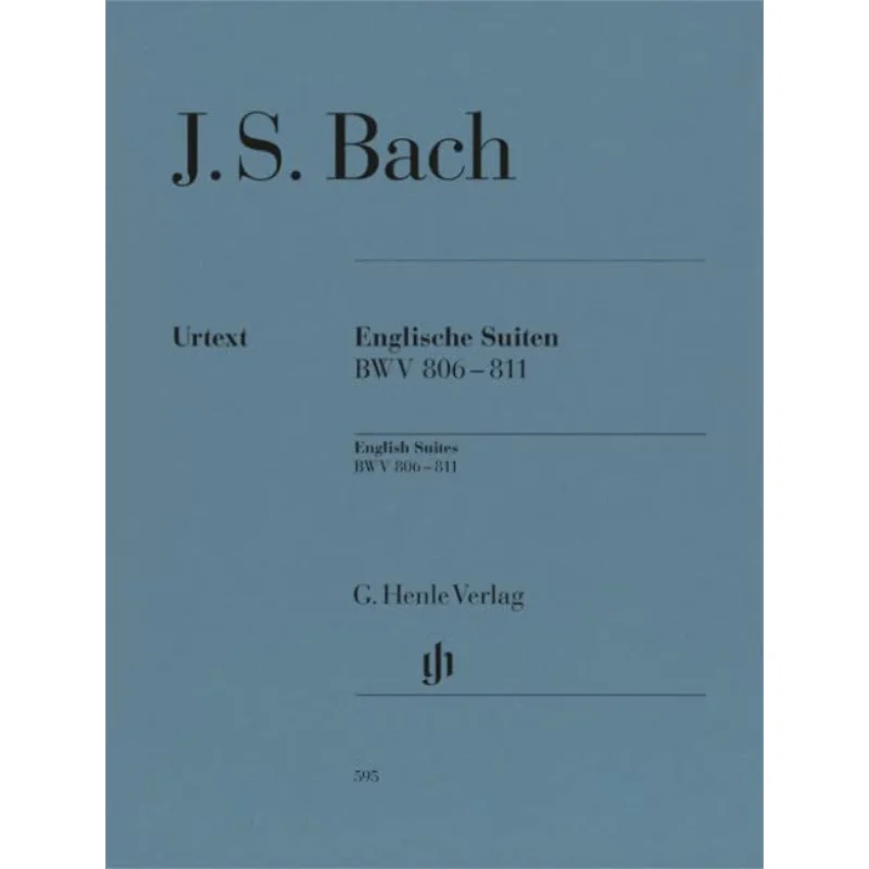 

HN595 Bach English Suites Pb Scheideler Ullrich G Henle Verlag 9790201805955 Book