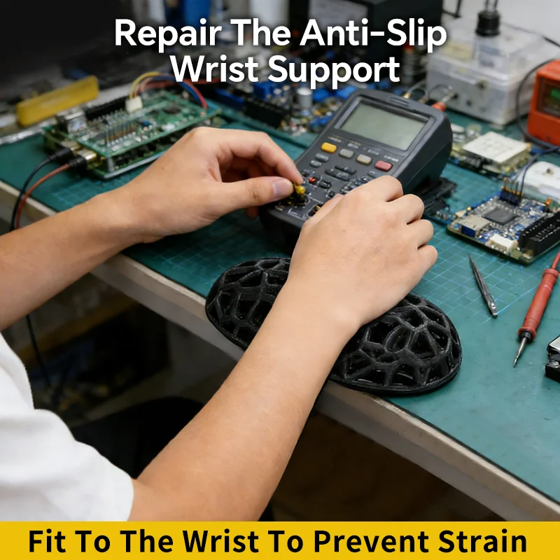 

WYLIE Anti Slip Wrist Support for Phone Repair and Office Work Relieves Wrist Fatigue Breathable and Comfortable Wrist Rest