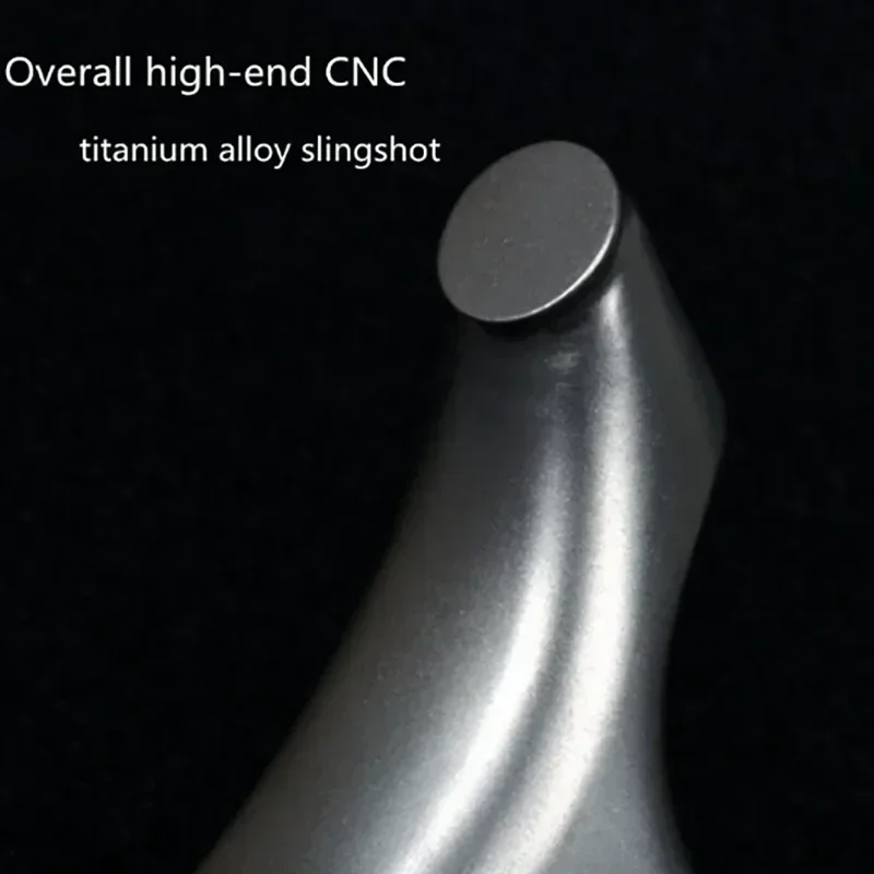 

High-power Titanium Alloy High-precision Outdoor Laser Hunting Chinese Slingshot Flat Rubber Band Clip Fast Pressure Ejection